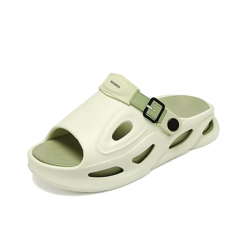 RENBEN Slip Resistant Abrasion Resistant Odor Resistant Slide Slippers Men's-8