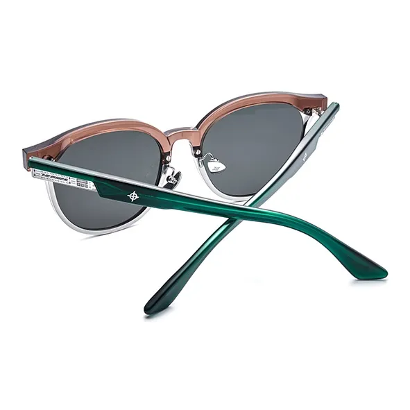 THE OWNER Plate Frame Round Sunglasses Unisex-15