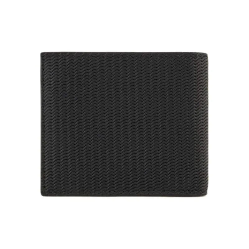 EMPORIO ARMANI Calfskin Wallet Women's Black-1