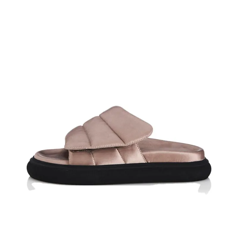 ALIAS MAE Rubber Sole Slip Resistant Odor Resistant Abrasion Resistant Slide Slippers Women's-0