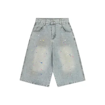 VINMUK Denim Shorts Unisex Blue