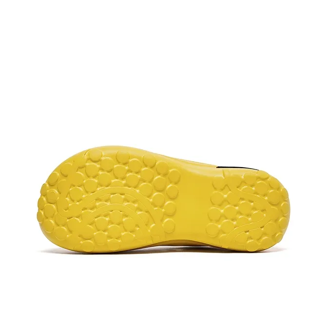 Acupuncture Rubber Sole Closed Toe Slippers Women's-9