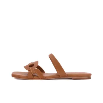 COCCINELLE Slip Resistant Slide Slippers Women's Caramel