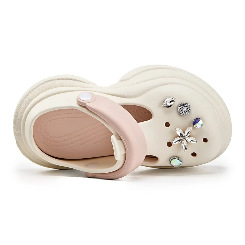 La Chapelle Closed Toe Mesh Slippers-2