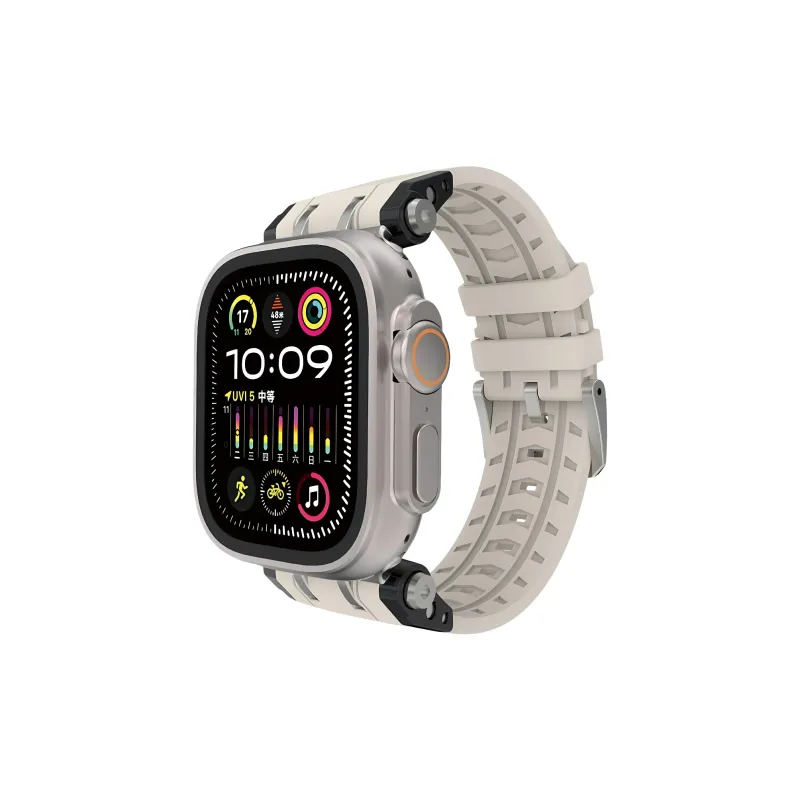 KVZUVUU Apple Compatibility Watch Band Silicone Material-13