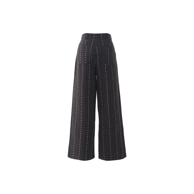Wen Shan Casual Pants Women's Exhaust Coffee-7