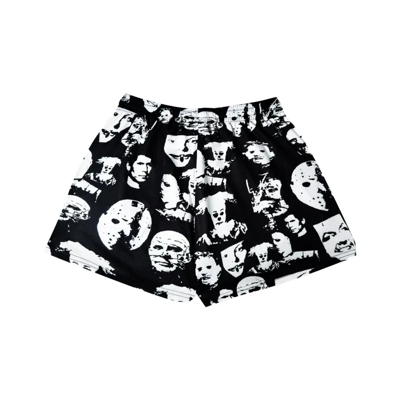 AWAO Casual Shorts Unisex Celebrity Head-1