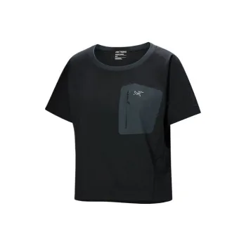 Arcteryx CLARKIA T Shirt Women's Black/Grey/Black/Gray