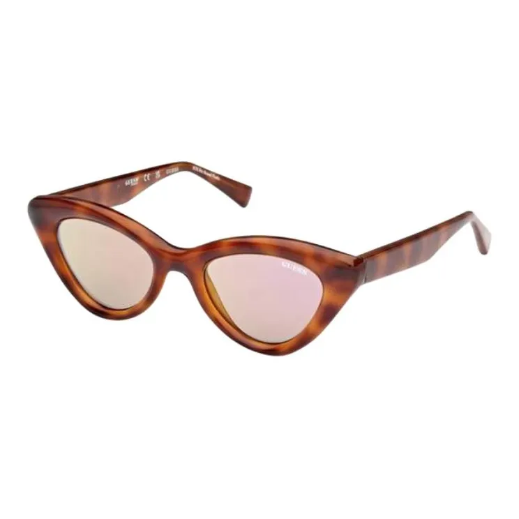 GUESS Injection Cat Eye Sunglasses Women's Tortoiseshell-0