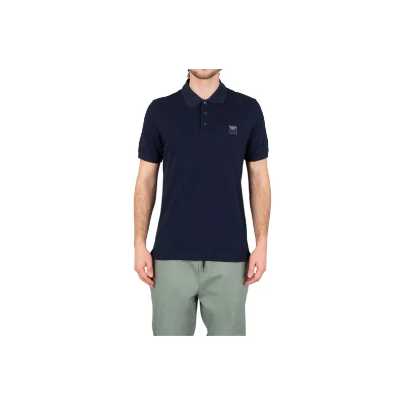 EMPORIO ARMANI SS25 Polo Shirt Men's Blue-0
