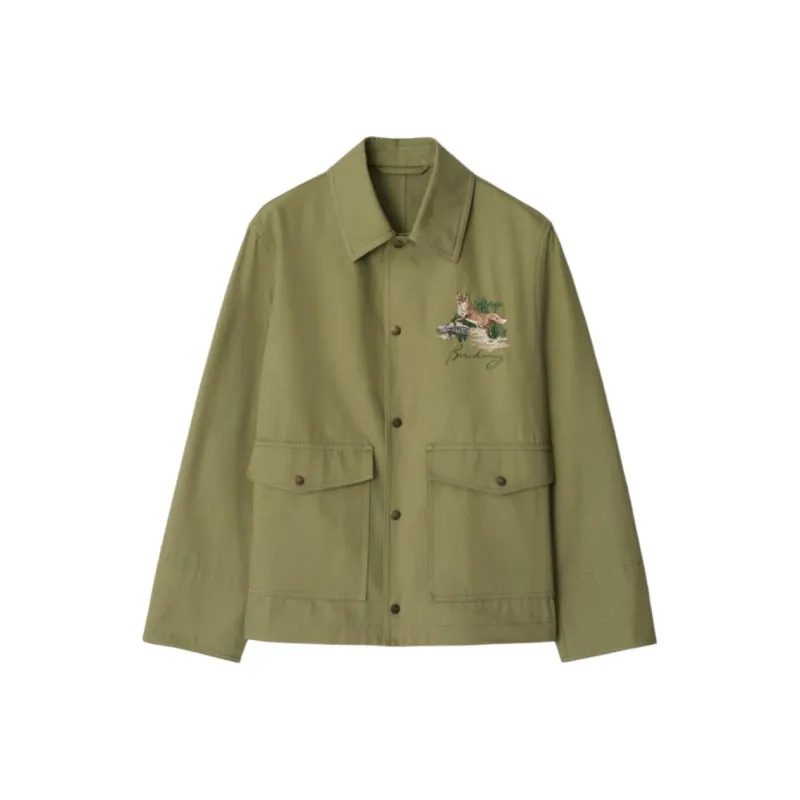 Burberry Jackets & Coats Men's Olive Green-0