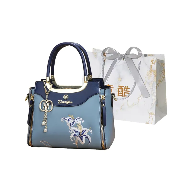 Cool PU One Shoulder Handbag Women's Multicolor-5