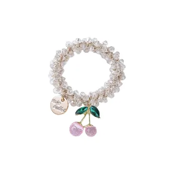 Water Jade Rubber Band Hair Tie Women's