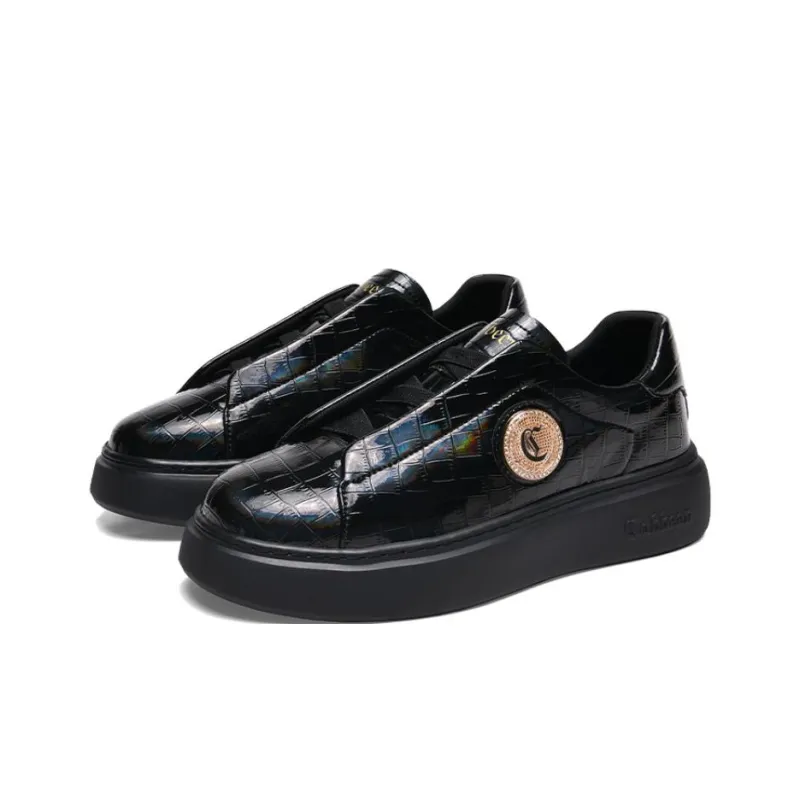 Cabbeen Breathable Low Top Skateboard Shoes Men's-1