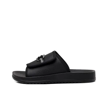 Eminu Quiet Slide Slippers Men's Black