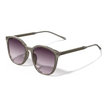 PRETTYALLUSION TR/Memory Plastic Round Sunglasses Unisex
