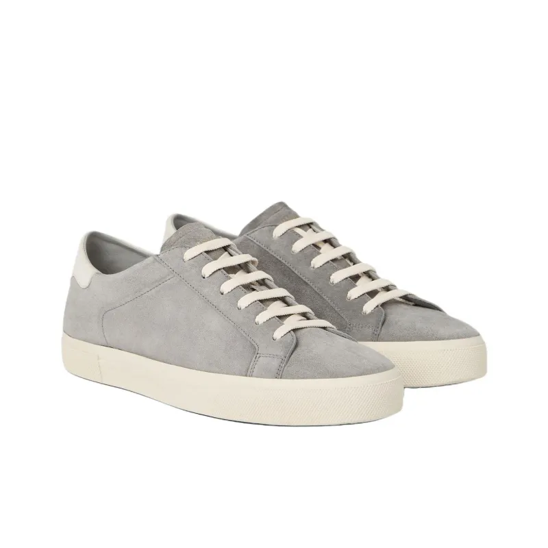 Brunello Cucinelli Low Top Skateboard Shoes Men's Gray-2