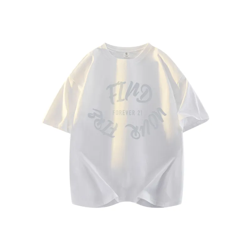 FOREVER 21 Drop Shoulder Sleeve T Shirt Women's-0