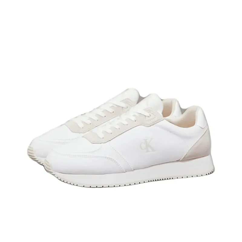 CKJ CALVIN KLEIN JEANS Low Top Casual Shoes Men's Beige-2