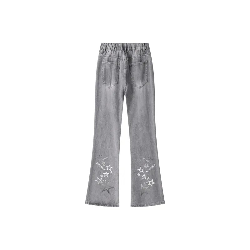 HUANQIU Jeans Unisex-9