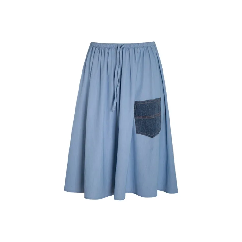Little Pull Casual Long Skirt Women's-0