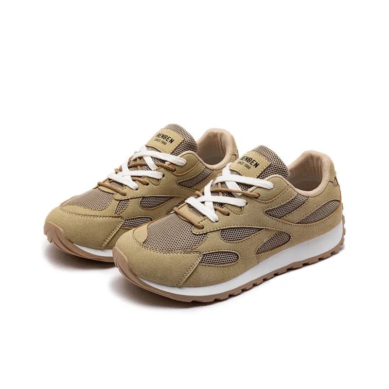 RENBEN Breathable Lightweight Height Increasing Low Top Casual Shoes Women's-2