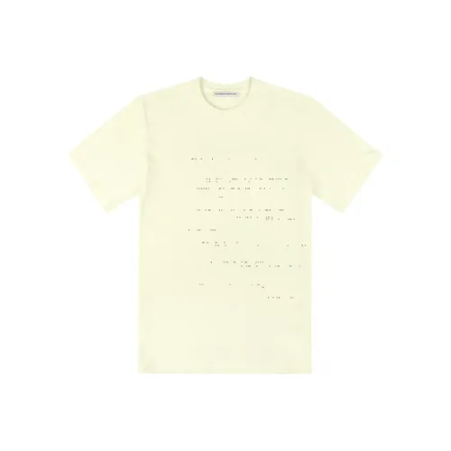 POST ARCHIVE FACTION PAF Souvenir Capsule Collection T Shirts Unisex Yellow
