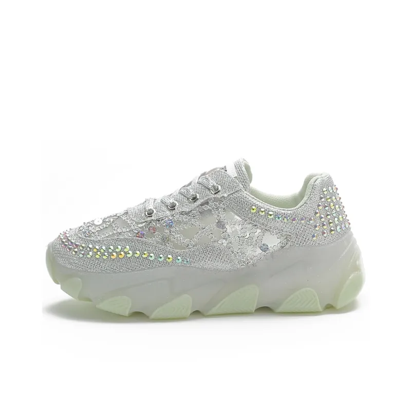 SIMBA'S PRIDE Breathable Low Top Chunky Sneakers Women's-4
