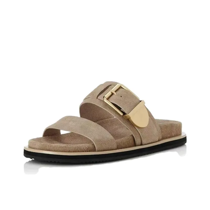 ALIAS MAE Rubber Sole Slip Resistant Odor Resistant Slide Slippers Women's-5
