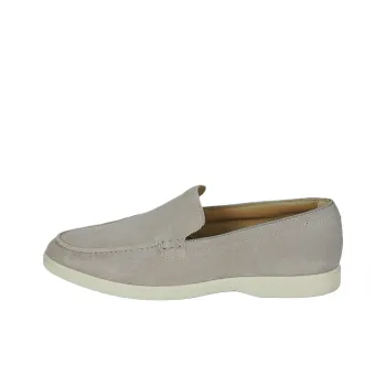 Clarks Boat Shoes Men Gray