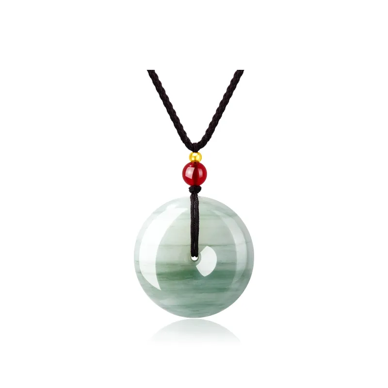 Lao Feng Xiang Tianshan Jade Necklaces Unisex-0
