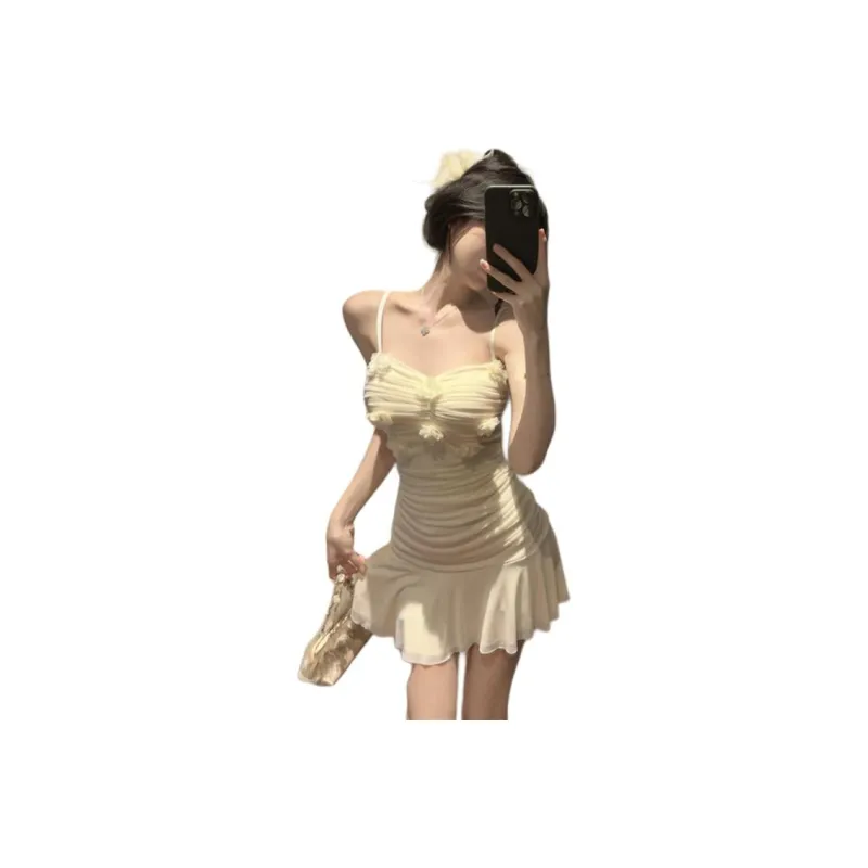 XIANSINIAO Fall Slip Dress Women's-5