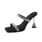 Black 8cm Heel