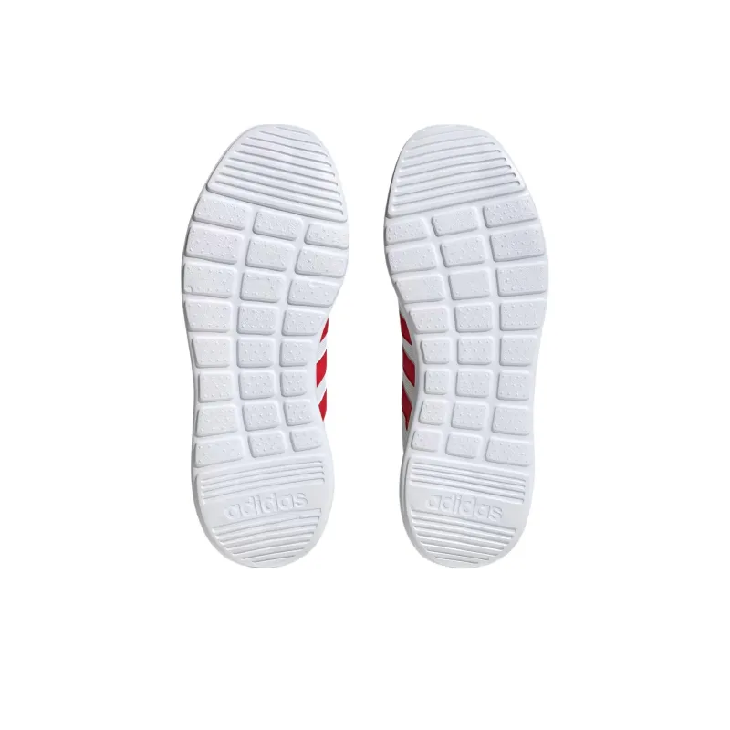 Adidas LITE RACER 3.0 Anti Slip Wear Resistant Low Top Casual Running Shoes Men's White Red-5