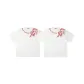 2 Pack (White T-Shirt Red Logo+White T-Shirt Red Logo)