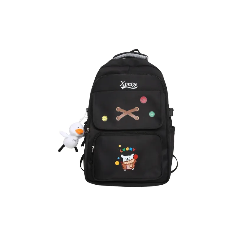 Debecca Nylon Backpack Unisex Multicolor-12