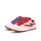 Mismatched Iridescent Red Purple Laces