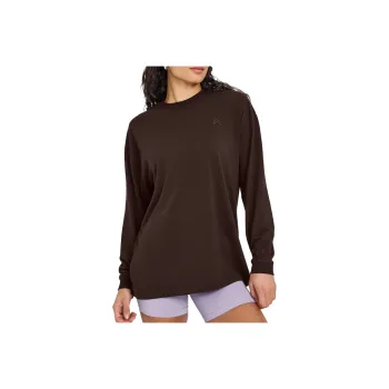 ONER ACTIVE Drop Shoulder Sleeve T Shirt Women's Tan