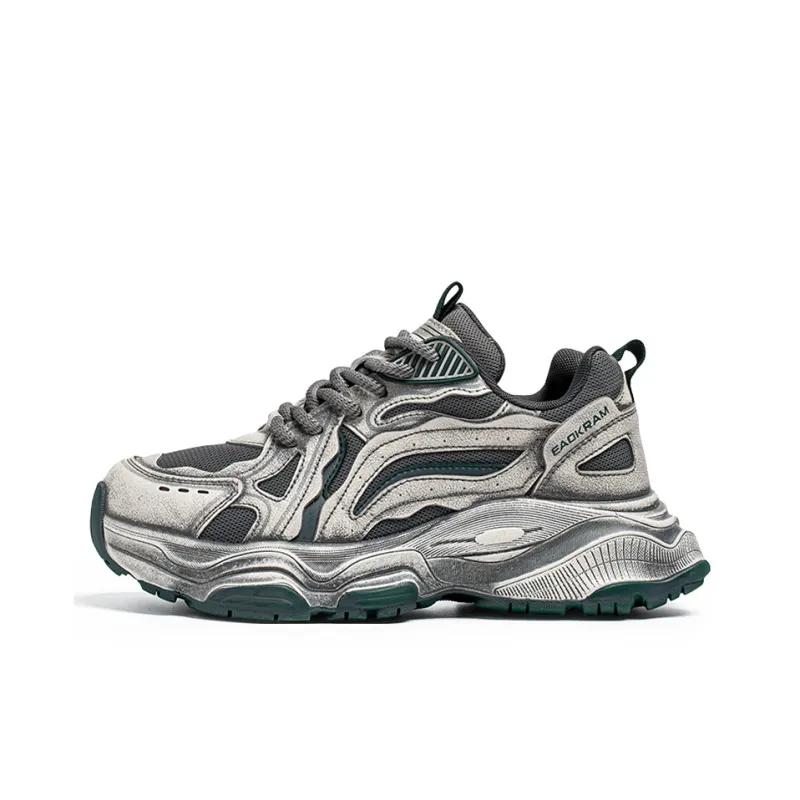 HACKBUTEER Low Top Chunky Sneakers Men's Box Included-5