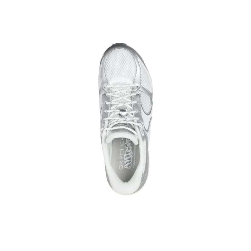 Skechers Exhilarate Low Top Training Shoes Women's White-3