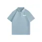 [Seamless Ice Silk]Gray Blue (Ho White Gradient Chest Logo)