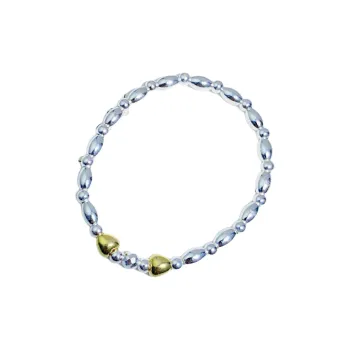 Stone Edge Poly 999 Fine Silver Pure Silver Bracelets Women's