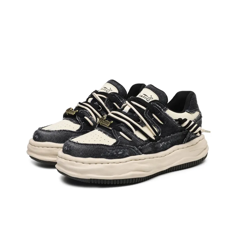 Hong Kong Meng Slip Resistant, Breathable, Height Increasing Low Top Casual Shoes Unisex-2