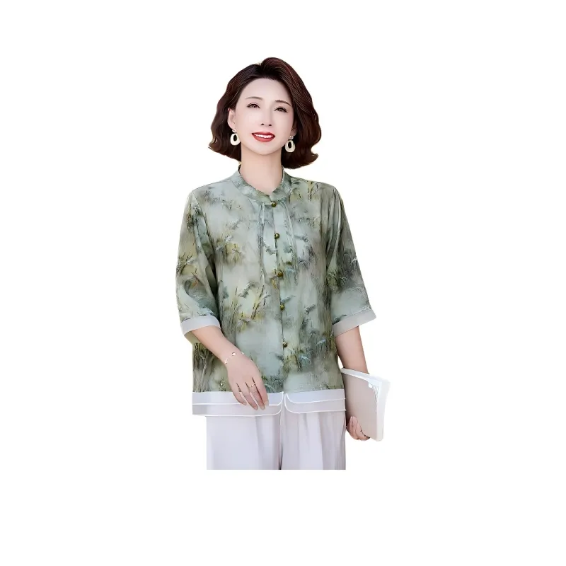 PIERRE CARDIN Chiffon Shirt Women's-0