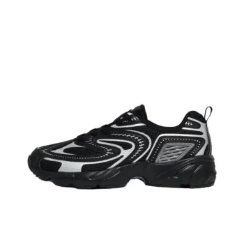 FILA Anti Slip Wear Resistant Low Top Chunky Sneakers Unisex Black