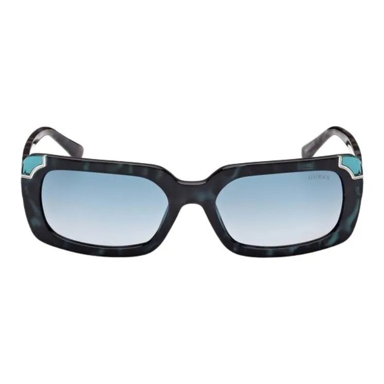 GUESS Plastic Square Sunglasses Women's Black-2