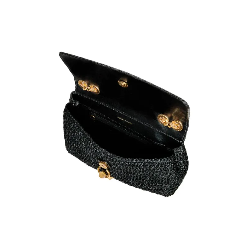 REBECCA MINKOFF Edie Polyurethane Shoulder Bag Women's Black-2