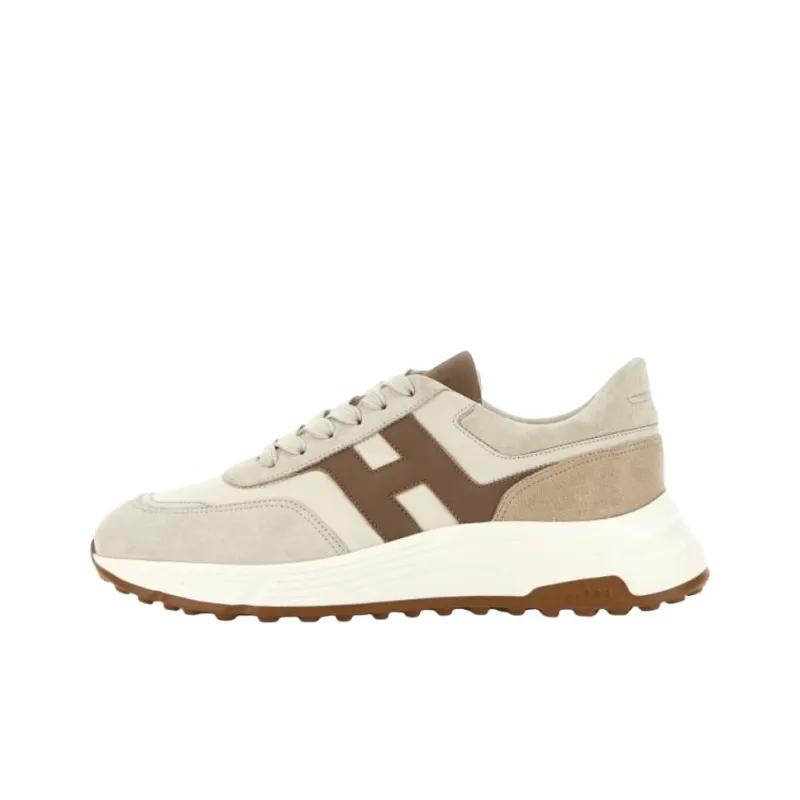 HOGAN H Patch Low Top Casual Shoes 4.5cm Men's Brown-0
