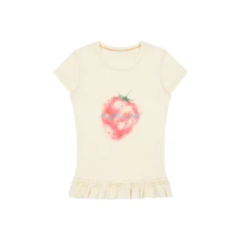 MostwantedLab T-Shirts Women's Cream White