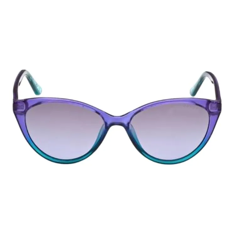 GUESS Injection Cat Eye Sunglasses Women's Purple-1